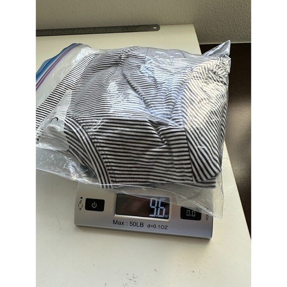 Theory Women's Striped Dress Twisted Detail T-Shirt Dress Black White Size Small - Picture 7 of 7